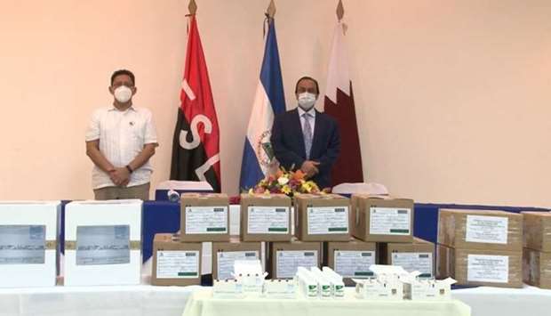 The aid was received by Assistant Health Minister of Nicaragua Dr Enrique Beteta, during a ceremony held on this occasion.