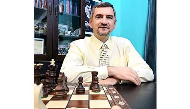 Victor Bologan, head coach of Qatar Chess Association