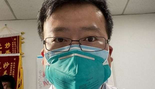 Doctor Li Wenliang, the Chinese ophthalmologist at Wuhan Central Hospital who raised the alarm about the coronavirus in the early days of the outbreak, before dying of the infection