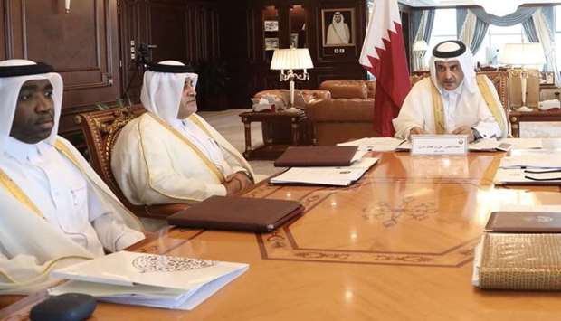HE the Attorney-General Dr. Ali bin Fattis Al Marri headed Qatar's delegation