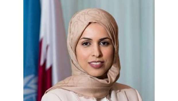 HE the Permanent Representative of Qatar to the United Nations Ambassador Sheikha Alya bint Ahmed bin Saif Al-Thani