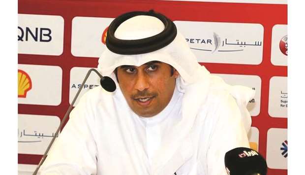 Khaled Mubarak al-Kuwari, Director of Marketing and Communications at Qatar Football Association.