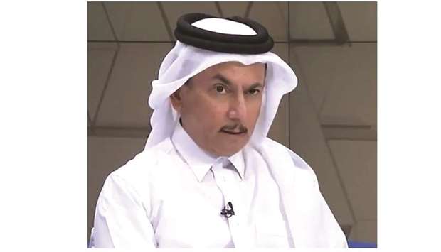 Dr Abdullatif al-Khal speaking to Qatar TV on Wednesday.