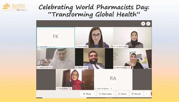 The panelists at the World Pharmacists Day event hosted by QU.