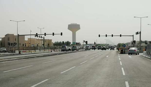  The upgraded, signalised intersection is now open to traffic and infrastructure works are now 80% completed