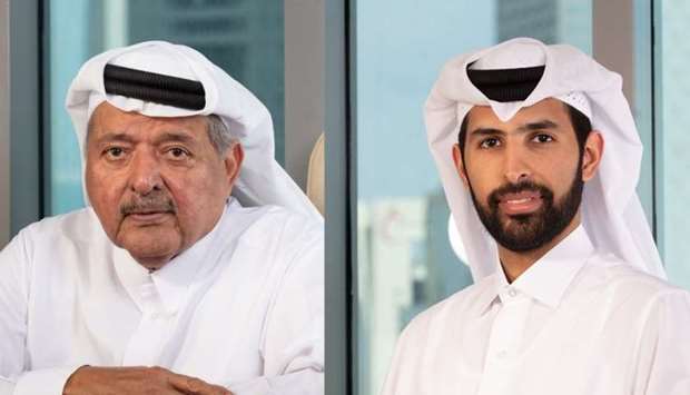 Aamal chairman Sheikh Faisal bin Qassim al-Thani and Aamal chief executive and managing director Sheikh Mohamed bin Faisal al-Thani
