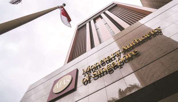 The Monetary Authority of Singapore headquarters. While some economies worldwide, including Singaporeu2019s, are showing signs of healing in the third quarter, u201cthe near-term rebound is expected to fade to an incomplete recovery,u201d the MAS said yesterday.