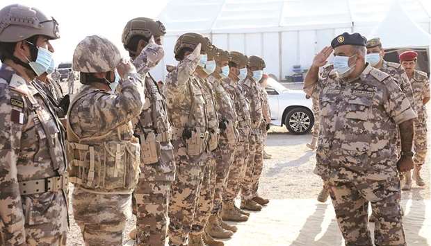 The Qatari Armed Forces on Thursday concluded Nasr 2020 military exercise in the presence of HE the Chief of Staff of Qatari Armed Forces Lieutenant General (Pilot) Ghanem bin Shaheen al-Ghanem.