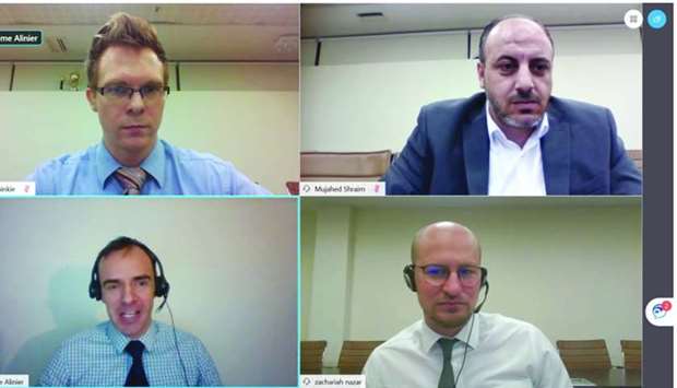 Snapshot from the webinar featuring QU-H and HMC experts.