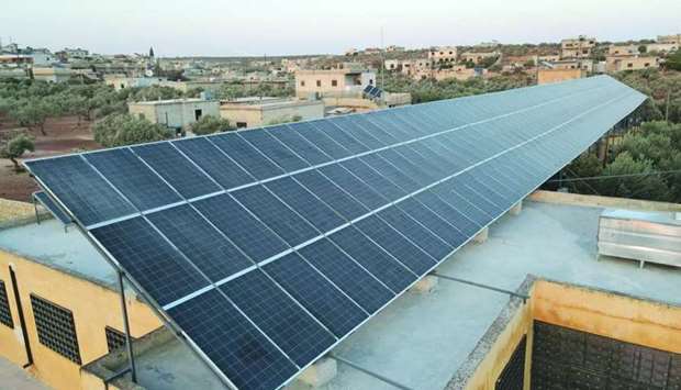 Qatar Charity (QC) has operated a solar-powered water plant and maintained sewage networks in the city of Maarat al-Atareb in northern Syria, to benefit nearly 12,500 people.