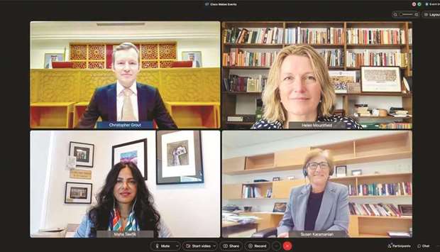 The online panel discussion.