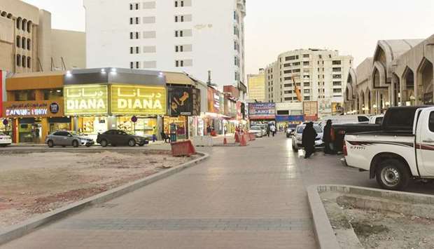The buildings in Souq area are set to wear a new look with there facades modified and there vicinities beautified.