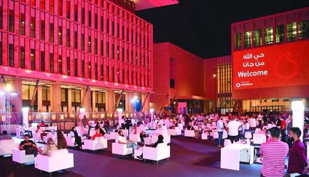 Snapshots from the launch event held at Barahat Square, Msheireb Downtown Doha.