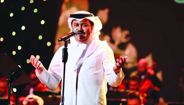 A snapshot from the concluding night of the Qatari Song Festival.