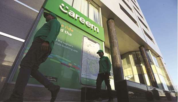Careem employees walk past the companyu2019s headquarters in Dubai (file). Saudi Arabia has slapped several technology firms, including Uber Technologies Inc and its Dubai-based subsidiary Careem, with tax bills worth tens of millions of dollars, according to people with knowledge the matter.