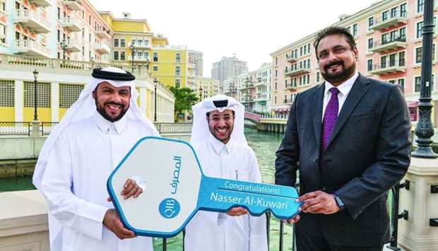 The winner, Nasser al-Kuwari, was selected using a random electronic draw