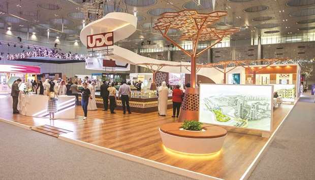 The UDC pavilions at Cityscape Qatar 2021.