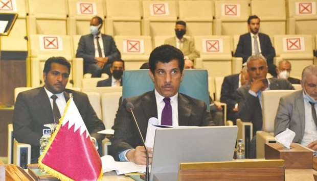 Qatar's delegation was chaired by HE the Permanent Representative to the Arab League, Ambassador Salem Mubarak al-Shafi.