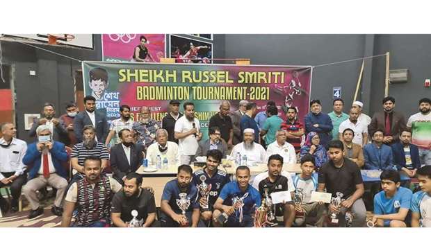 The ambassador attended the final matches of the Shaheed Sheikh Russel Smriti Badminton Tournament as chief guest.