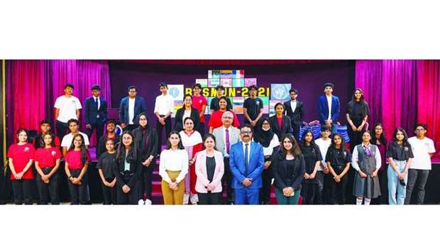 Birla Public School hosts Qatar's first blended MUN conference