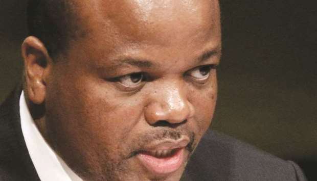 King Mswati III of Eswatini.