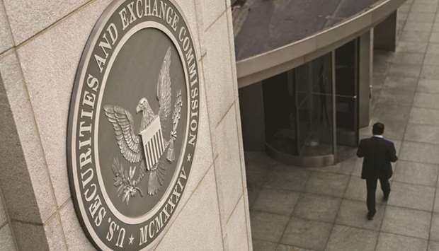 The US Securities and Exchange Commission headquarters in Washington, DC. Wall Streetu2019s top watchdog won concessions in a debate between US regulators over how to police stablecoins, clearing a path for the SEC to crack down on the $131bn market.
