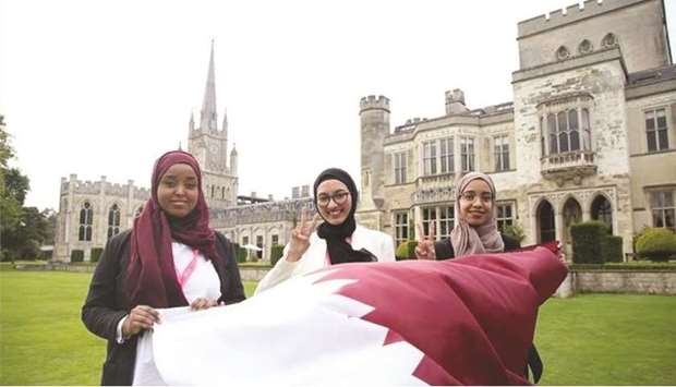 Hult team Kateba Al-Ghazali, Sumaya Yusuf, and Nosheen Zehra in London