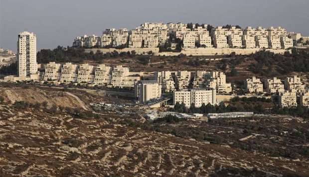 (File photo) A view shows the Israeli settlement of Har Homa in the Israeli-occupied West Bank, October 27, 2021. (REUTERS)