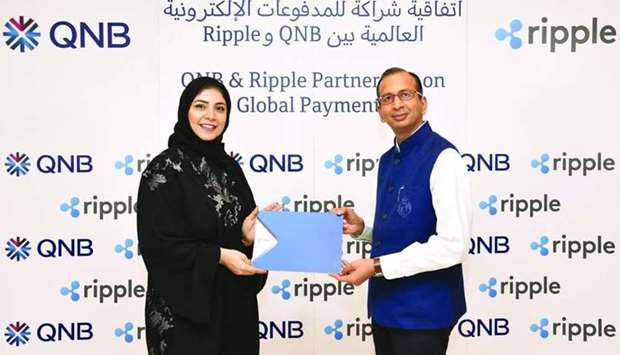 QNB unveiled its global strategy for cross-border payments with the launch of a remittance service developed in partnership with Ripple, the leading provider of enterprise blockchain solutions