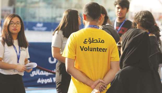 Ajyal volunteers will be on hand to support different festival events and venues.