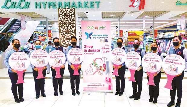 LuLu Hypermarket is supporting the u2018Blossom Campaign' launched by Qatar Cancer Society.