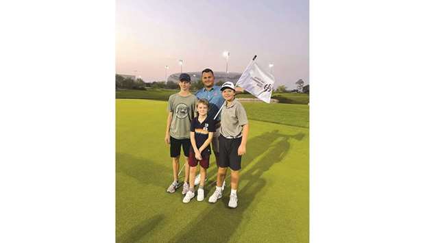 Socially distanced golf games with four participants in each group took part in a friendly competition. A warm but great afternoon on the golf course, with some fantastic golf skills from all the promising golf talents at the Education City Golf Club.