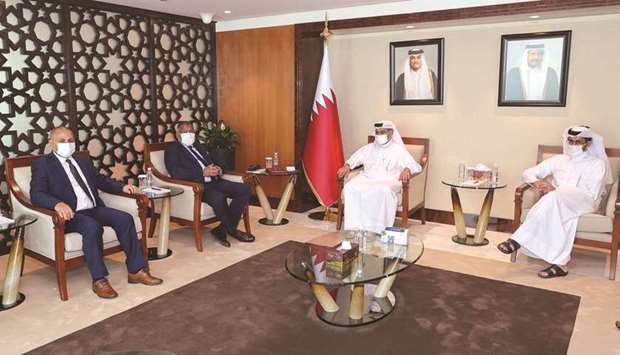 The meeting focused on bilateral relations between the two countries and means to enhance them, and reviewed aspects of co-operation.