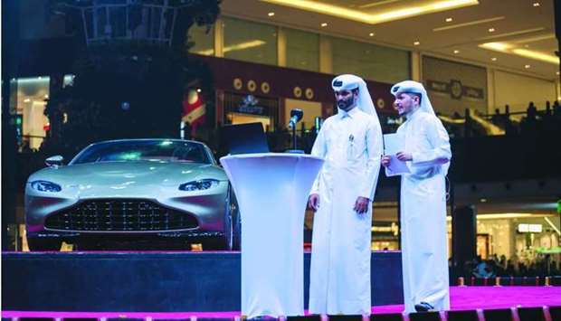 Snapshots from the raffle draw held at Mall of Qatar.