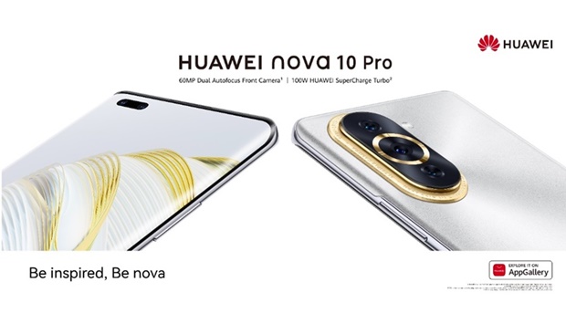 The HUAWEI nova 10 Pro will be available in an exciting Colour No. 10 as well as in a premium and subtle Starry Black colourways in Qatar on October 20 with pre-orders starting on October 13.