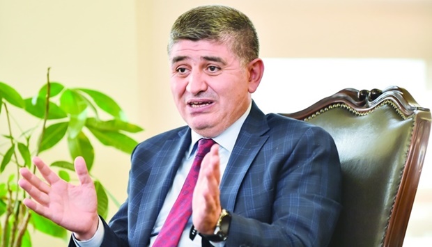 Turkish ambassador to Qatar Dr Mustafa G?ksu. PICTURE: Noushad Thekkayil.