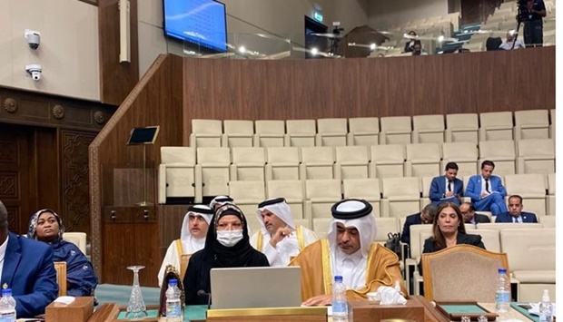 Shura Council was represented by HE Sheikha bint Yousuf Al-Jufairi, HE Essa bin Ahmad Al-Nassr, HE Salem bin Rashid Al-Meraikhi, and HE Hamad bin Abdulla Al-Mulla.