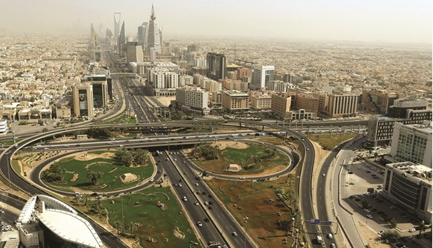 A general view of Riyadh. Saudi Arabia has announced a spending boost that will sharply narrow next yearu2019s budget surplus as it looks to tackle the impact of inflation and use its oil windfall to accelerate the development of economic diversification projects.