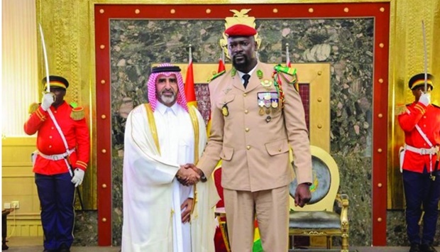 President of Guinean Republic receives Credentials of Qatari Ambassador