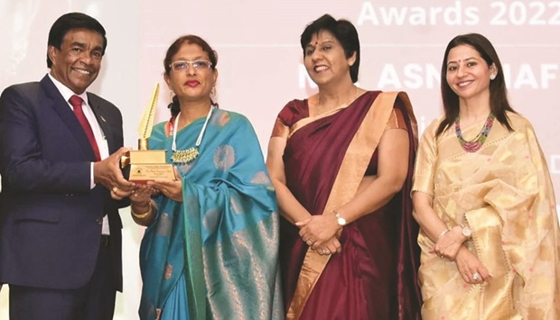 DPS-Modern Indian School principal Asna Nafees was conferred with the u2018Excellence in Education Awards 2022- Category Best Holistic Development of Childrenu2019 by the President of Mauritius Prithvirajsing Roopun and the Vice Prime Minister & Education Minister Leela Devi Dookun Luchoomun at a ceremony in Mauritius on October 6.