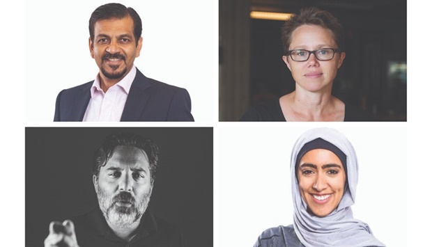 Clockwise from left: Kamran Siddiqui, Rachel Chalmers, Haya al-Ghanim and Mariano Amartino.