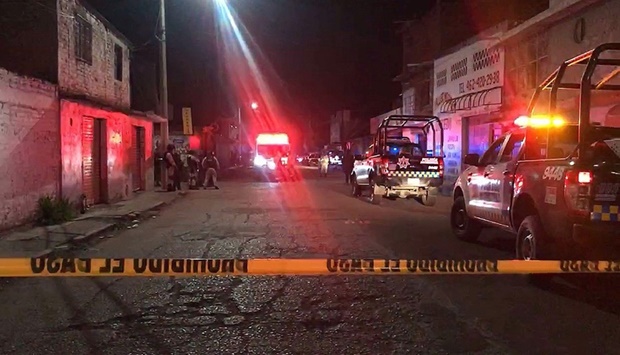 Unknown gunmen opened fire in a restaurant in the city of Irapuato in Mexico's central state of Guanajuato, killing 12 people, including six women, and wounding three others, Mexican media quoted local authorities as saying.