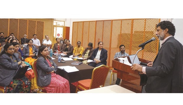 The training session was led by academic director Dr Prashant Palakkappillil.