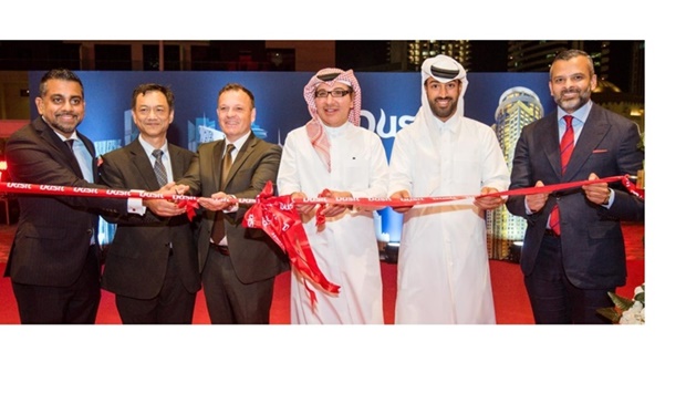 Dusit Hotel and Suites - Doha was inaugurated with a ribbon-cutting ceremony.