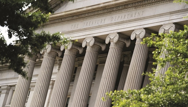 The US Treasury Department building in Washington, DC. The worst Treasury rout in decades has room to run as the Federal Reserve unreservedly makes fighting inflation its top priority, according to JPMorgan Asset Management.