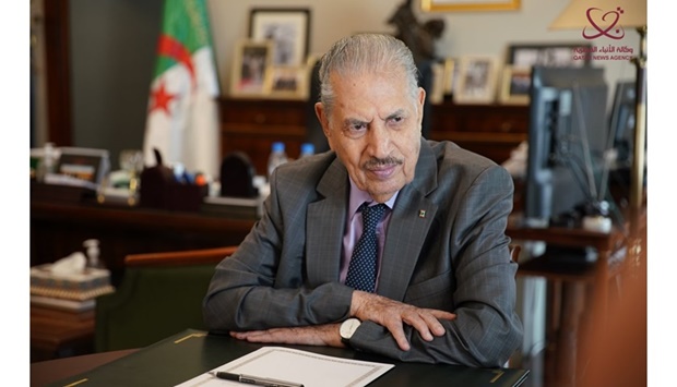 Speaker of the Council of the Nation of the People's Democratic Republic of Algeria Salah Goudjil.