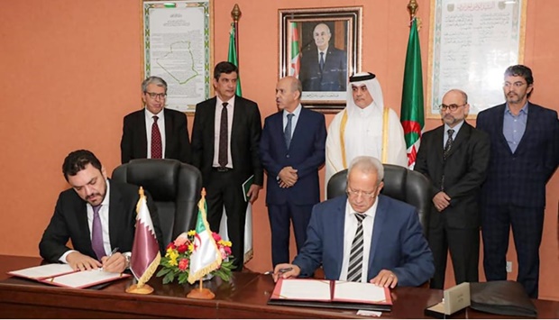 . The MOU was signed by Lehalali Lehalali, Director of Health and Population of Algeria and  Mohamed Moataz Al-Khayyat, Chairman of Estithmar Holding. 