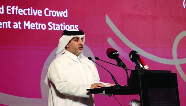 HE Dr Abdulla bin Abdulaziz bin Turki al-Subaie addressing the event.