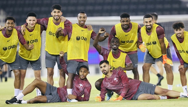 Qatar players