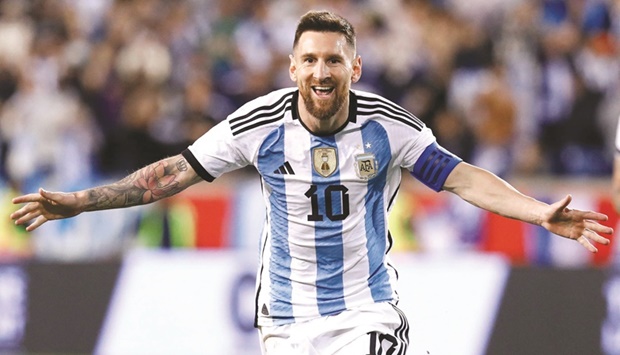 Argentina captain Lionel Messi will be playing his fifth World Cup in Qatar. (AFP)